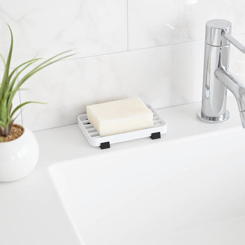 Slotted Soap Tray - Steel